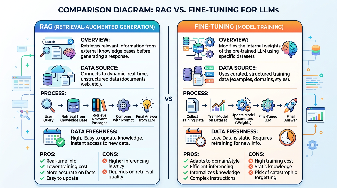 RAG vs Fine Tuning Comparison
